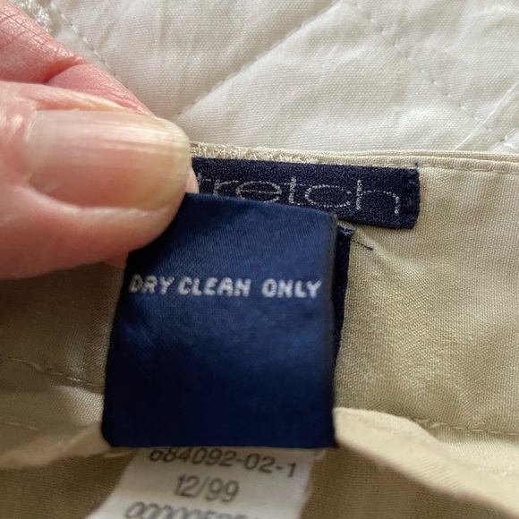 GAP Stretch Maxi Skirt Tan Back Slit Pockets Belt Loops Size 8 - Picture 4 of 10